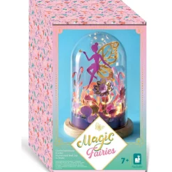 Cloche lumineuse Magic Fairies - Jardin secrêt à construire