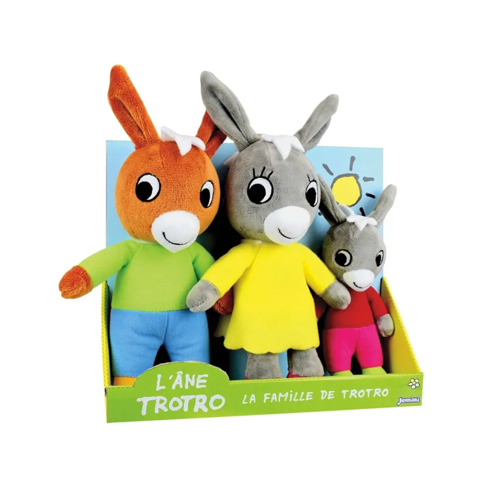 Coffet peluche Trotro et sa famille