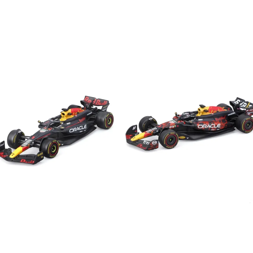 Coffret 1/43 2 voitures de courses F1 Oracle Red Bull Racing 2024