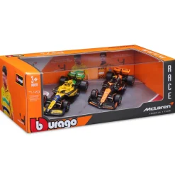 Coffret 1/43 2 voitures de course F1 Mac Laren 2024