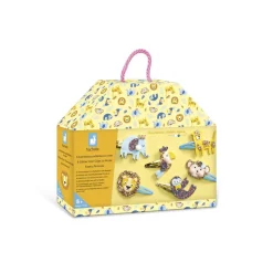 Coffret 6 barrettes pailletées à créer Animaux exotiques