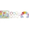 Coffret 7 bracelets à créer avec un arc-en-ciel de bijoux