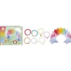 Coffret 7 bracelets à créer avec un arc-en-ciel de bijoux