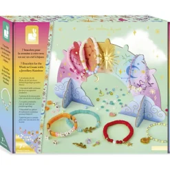 Coffret 7 bracelets à créer avec un arc-en-ciel de bijoux