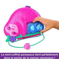 Coffret 2 en 1 La famille des Paresseux - Polly Pocket