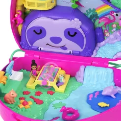 Coffret 2 en 1 La famille des Paresseux - Polly Pocket