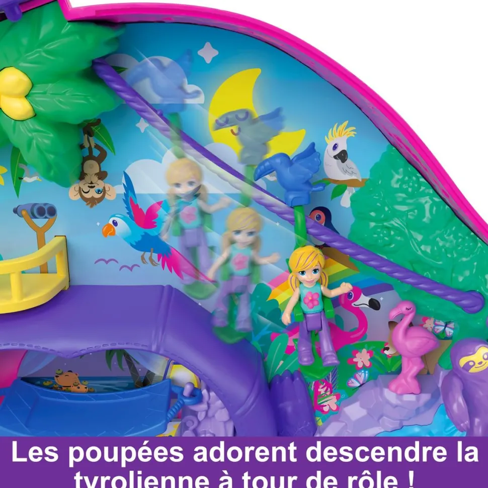 Coffret 2 en 1 La famille des Paresseux - Polly Pocket