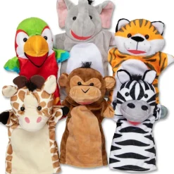 Coffret 6 marionnettes safari - Melissa & Doug
