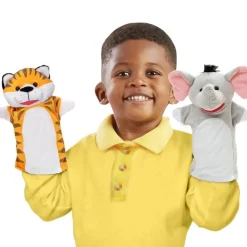 Coffret 6 marionnettes safari - Melissa & Doug