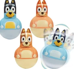 Coffret 4 Personnages culbuto Bluey