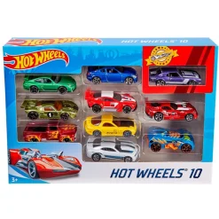 Coffret 10 petites voitures Hot Wheels