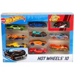 Coffret 10 petites voitures Hot Wheels