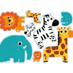Coffret 4 puzzles - Primo puzzle : Dans la jungle
