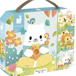 Coffret 4 puzzles JANOD pure