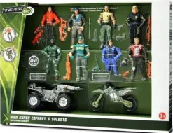 Coffret 8 soldats et accessoires