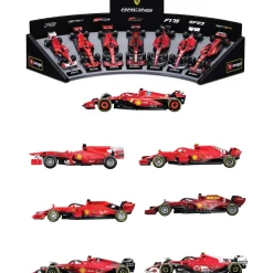 Coffret 7 véhicules Formule 1 Ferrari 1:43