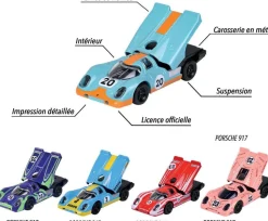 Coffret 5 véhicules Majorette Porsche 917