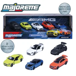 Coffret 5 véhicules Majorette Mercedes AMG