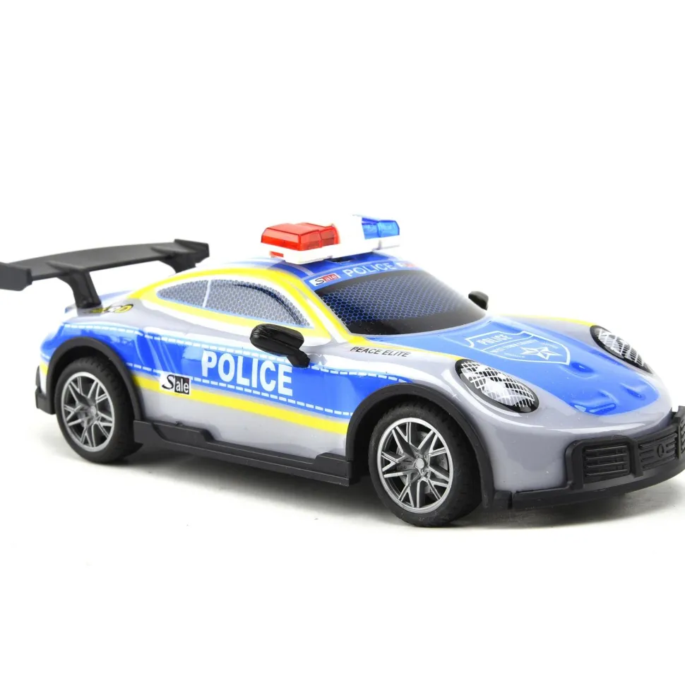 Coffret 2 véhicules radiocommandés course poursuite Police VS Voleur