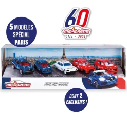 Coffret 5 voitures French Touch - Majorette 60 ans