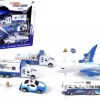 Coffret aéroport - Avion, véhicules et accessoires - Turbo Challenge City