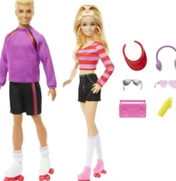 Coffret Barbie Et Ken Roller - Duo des années 1980