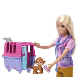 Coffret Barbie sauvetage d'animaux