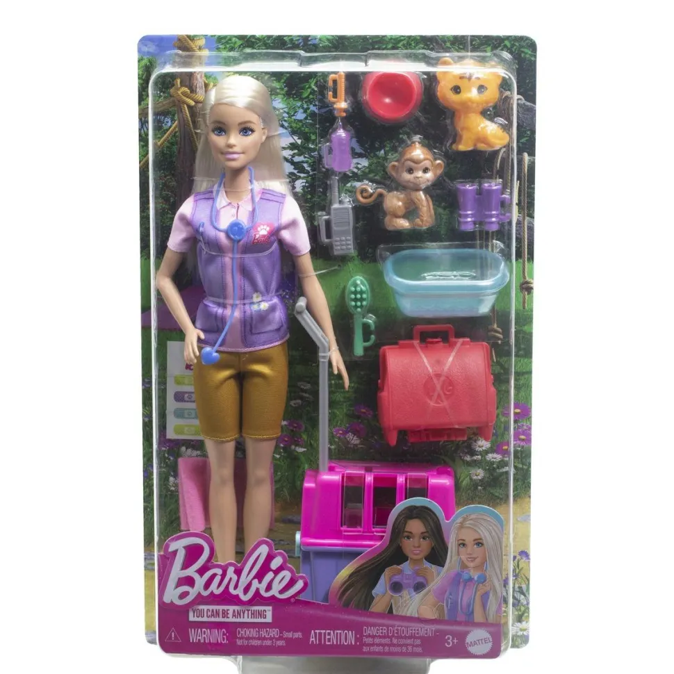 Coffret Barbie sauvetage d'animaux