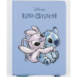 Coffret Carnet, autocollants et Stylo Stitch et Angel