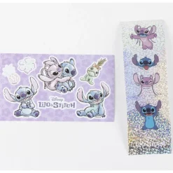 Coffret Carnet, autocollants et Stylo Stitch et Angel