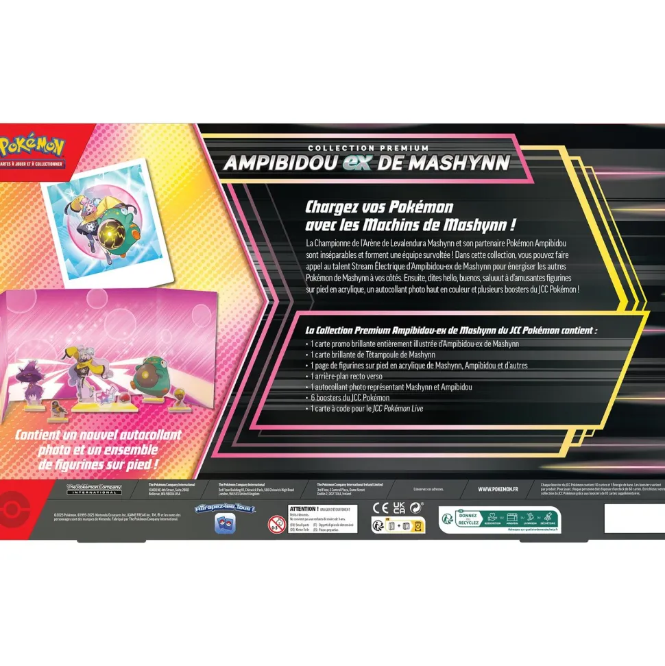 Coffret Carte Pokémon Premium Ampibidou EX, Têtampoule EX