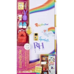 Coffret casiers d'école Rainbow High