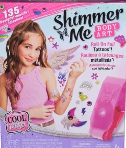 Coffret Cool Maker Shimmer Me Body Art - Création de tatouages éphémères métallisés
