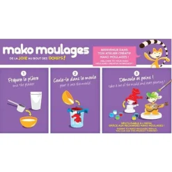 Coffret Créatif - 5 Moules Mako Moulages Mes