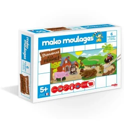 Coffret Créatif Mako Moulages - 6 Moules Ferme