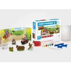 Coffret Créatif Mako Moulages - 6 Moules Ferme