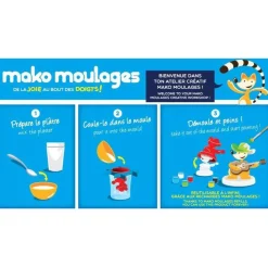 Coffret Créatif Mako Moulages - 6 Moules Ferme