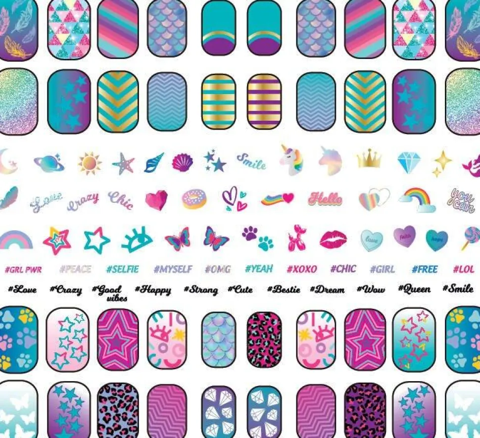 Coffret Crazy chic ongles phosphoresents Shiny nails