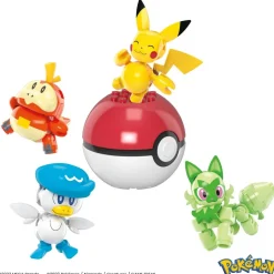 Coffret de 4 Pokémon et Poké ball - MEGA Construx Pokémon
