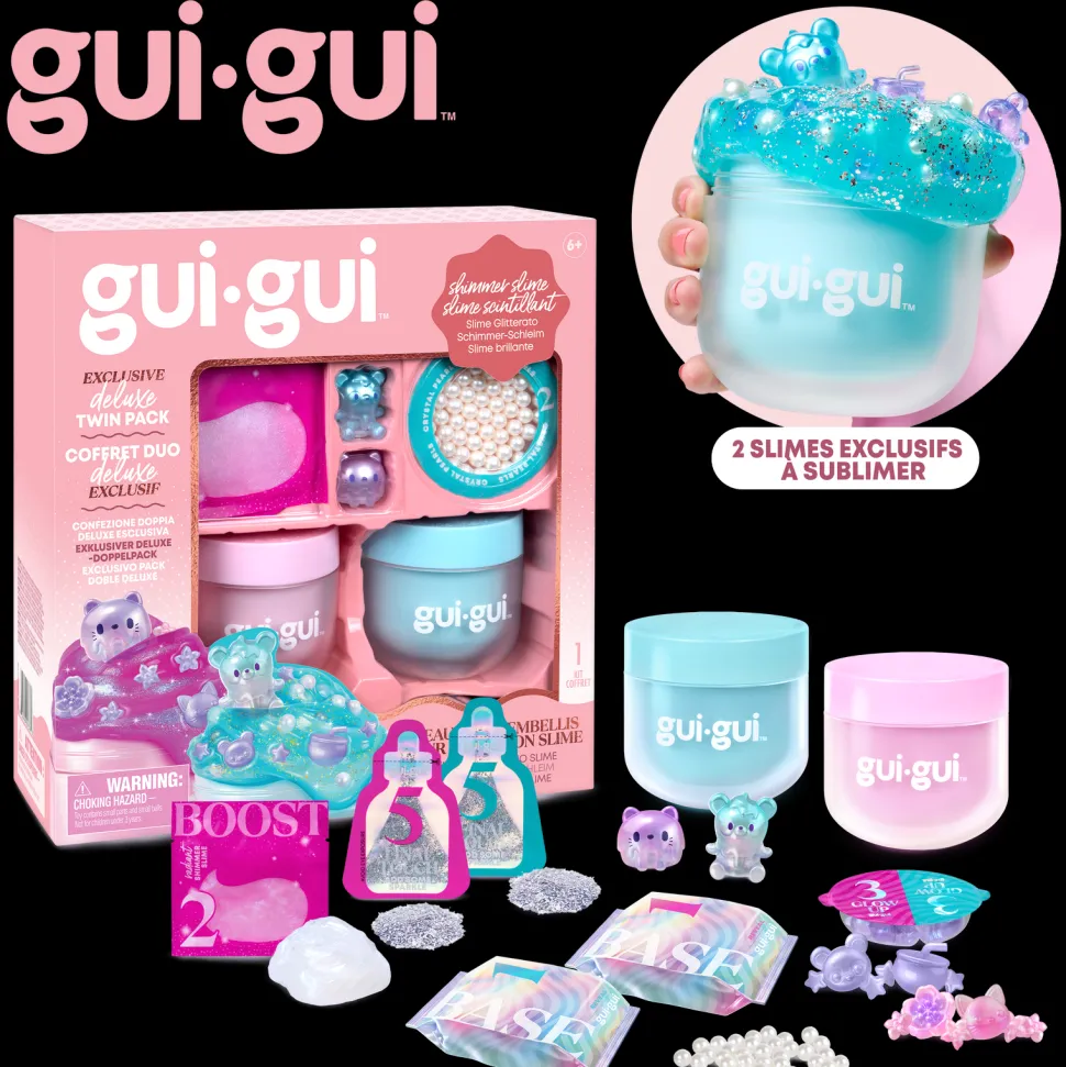 Coffret deluxe GUI-GUI slime glamour à personnaliser