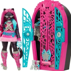 Coffret dressing Monstrueux secrets Monster High Catty Saison 6 Hautlywood mysteries