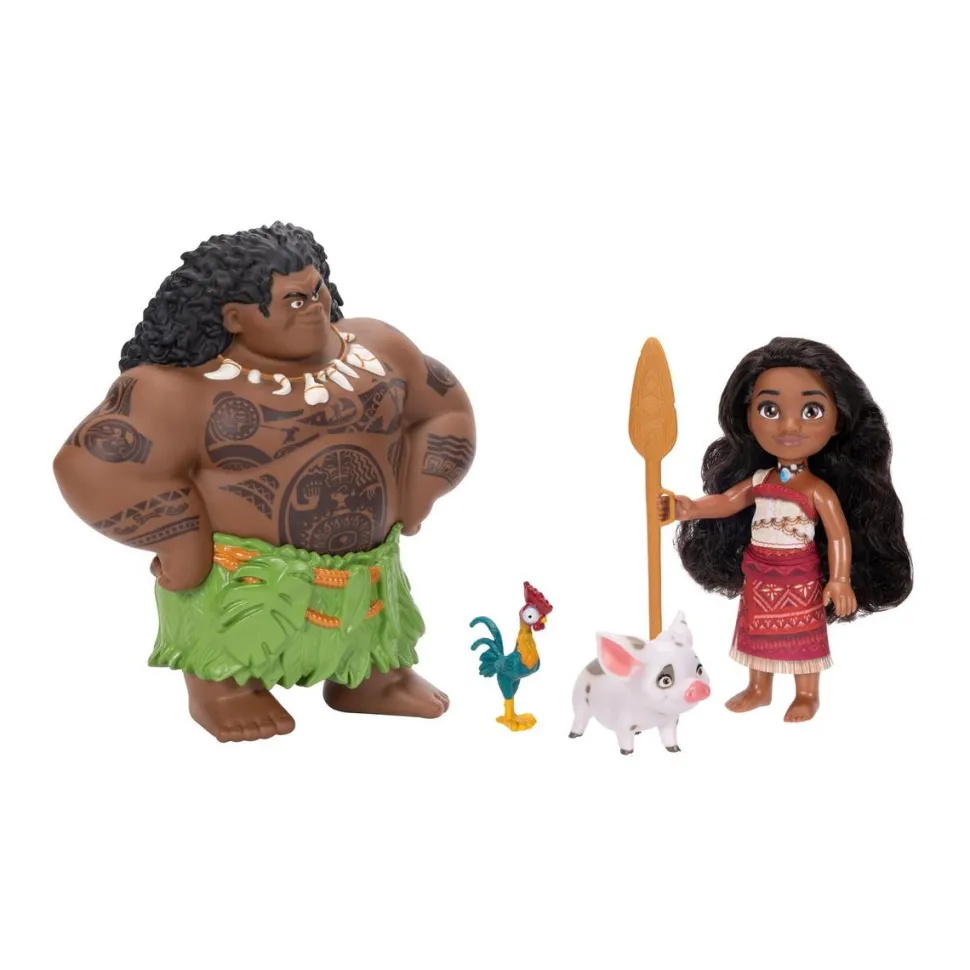 Coffret figurine Vaiana, Maui, Pua