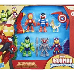 Coffret figurines Avengers en armure - Iron Man et ses amis incroyables
