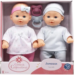 Coffret jumeaux - poupon 30cm