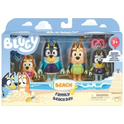 Coffret la famille Bluey à la plage