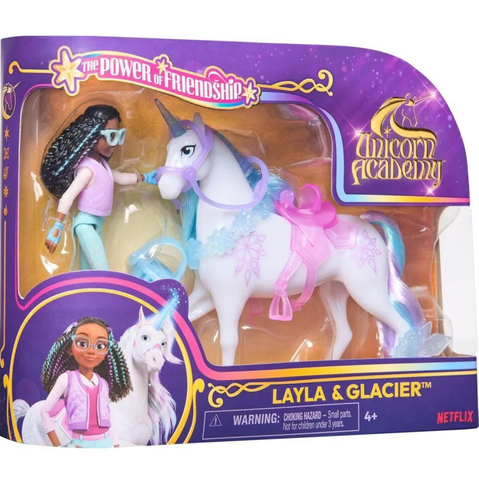 Coffret l'école des licornes Glacier et Layla - Unicorn Academy