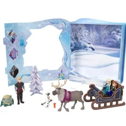 Coffret livre d'histoires et figurines La Reine des Neiges