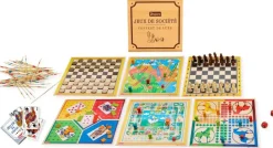 Coffret Luxe en bois jeux de société