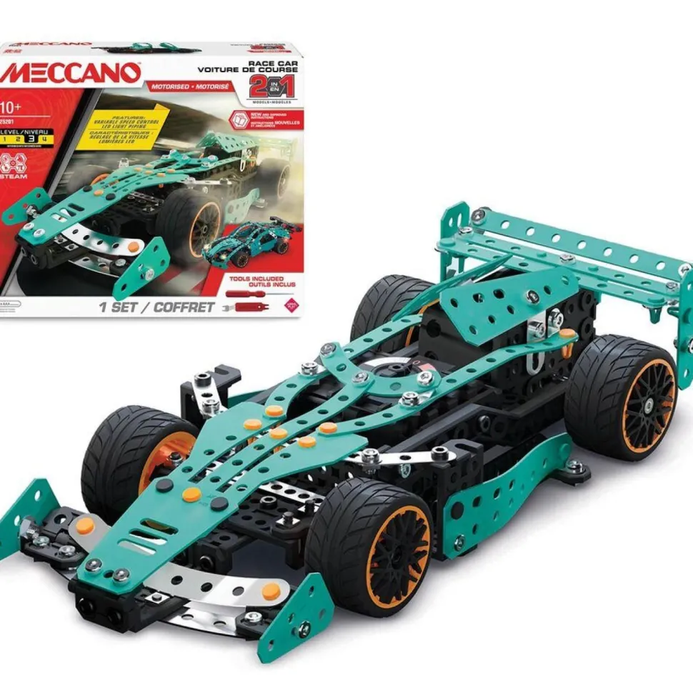 Coffret Meccano 2 en 1 F1 model supercar