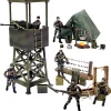 Coffret Militaire - Figurines Et Tour Avec Accessoires
